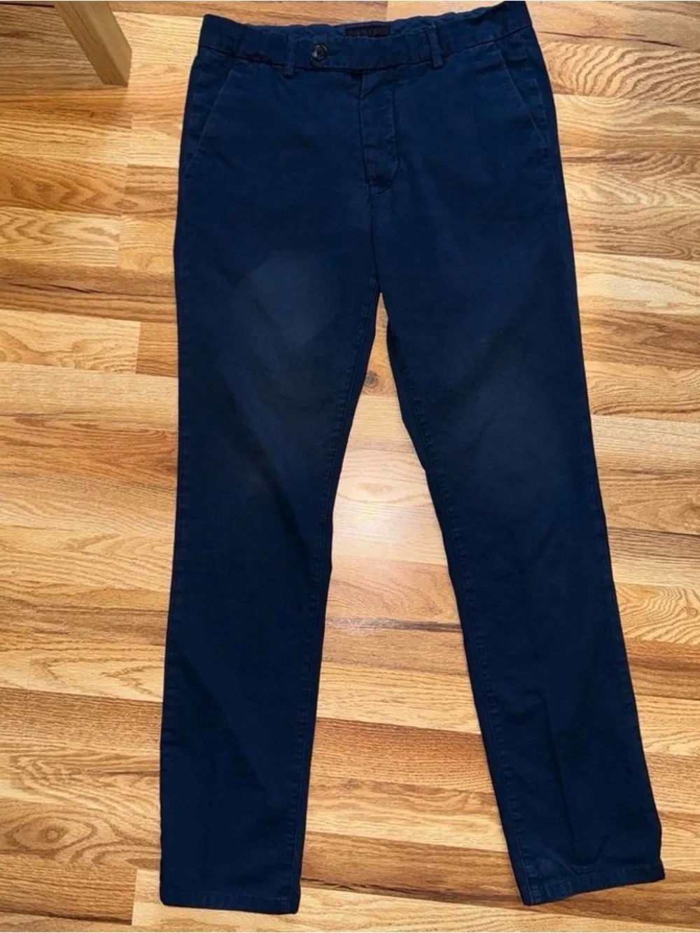 Men's Slim Chino Pants in Navy